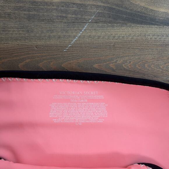 NEW VICTORIA'S SECRET Crochet Neon Nectar Surf Bikini Swimsuit 34DD Large Pink - Picture 2 of 8